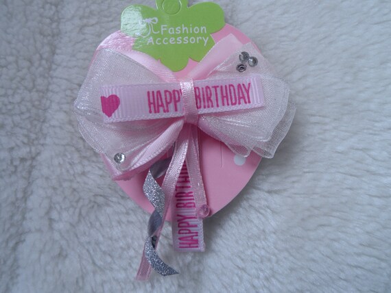 1st birthday hair clip