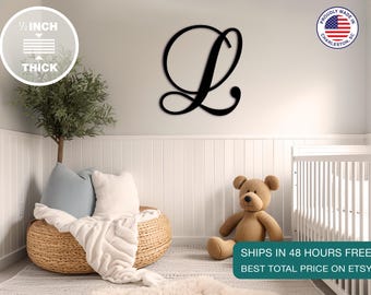 Single Letter Wall-Hanging Wedding Monogram-Wooden Single Letter-Nursery Decor-Wooden Monogram Wall Letter-Individual Wood Letter-Biltmore