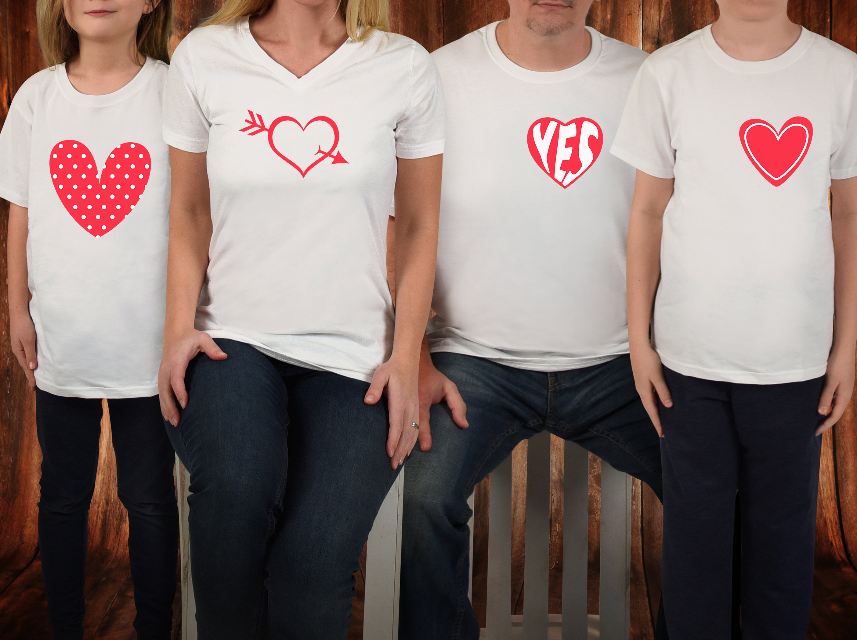Hearts Svg Bundle Clipart Set, Valentine's Day Heart, Hearts PNG ...