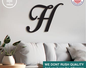 CURVE Single Letter Wall-Hanging Wedding Monogram-Wooden Single Letter-Nursery Decor-Wooden Monogram Wall Letter-Individual Wood Letter