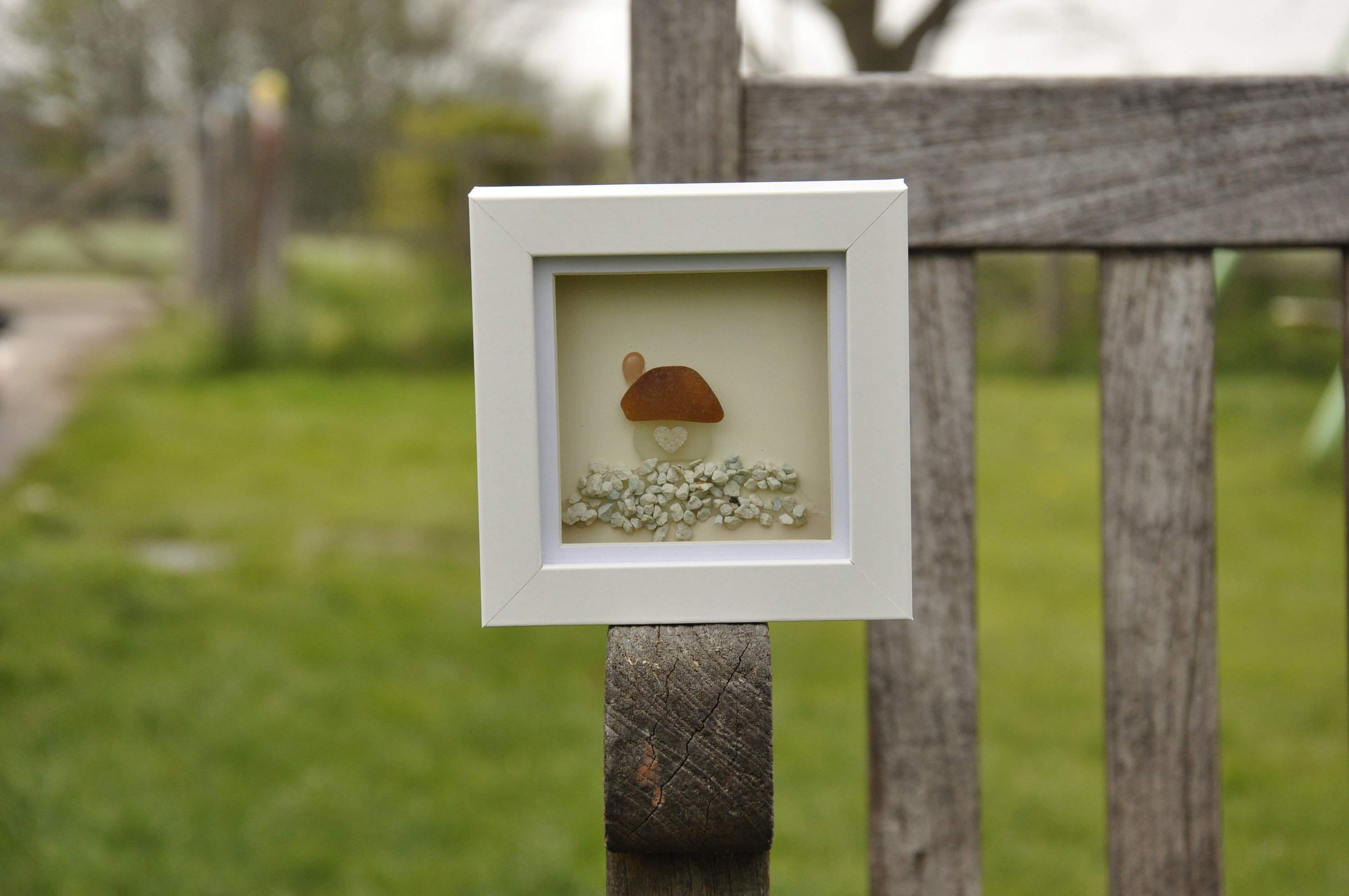 Home & Living :: Home Decor :: Sea glass art decor-Our Place of