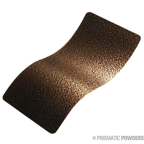 Powder: copper-and-black; deep texture; eggshell finish for powder coating process  PVS5469 Empire Copper Vein