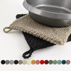 Crochet Pot Holder | Handmade Potholder | Crochet Hot Pad | Handmade Hot Pad | Crochet Trivet | Wedding Gift | Housewarming Gift