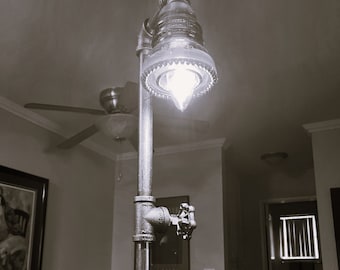 Steampunk Industrial Table Lamp - Industrial Lighting - Table/Desk Lamp