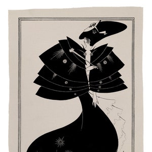 サロメ アートパネル オーブリービアズリー THE BLACK CAPE サロメ アートパネル オーブリービアズリー THE BLACK CAPE