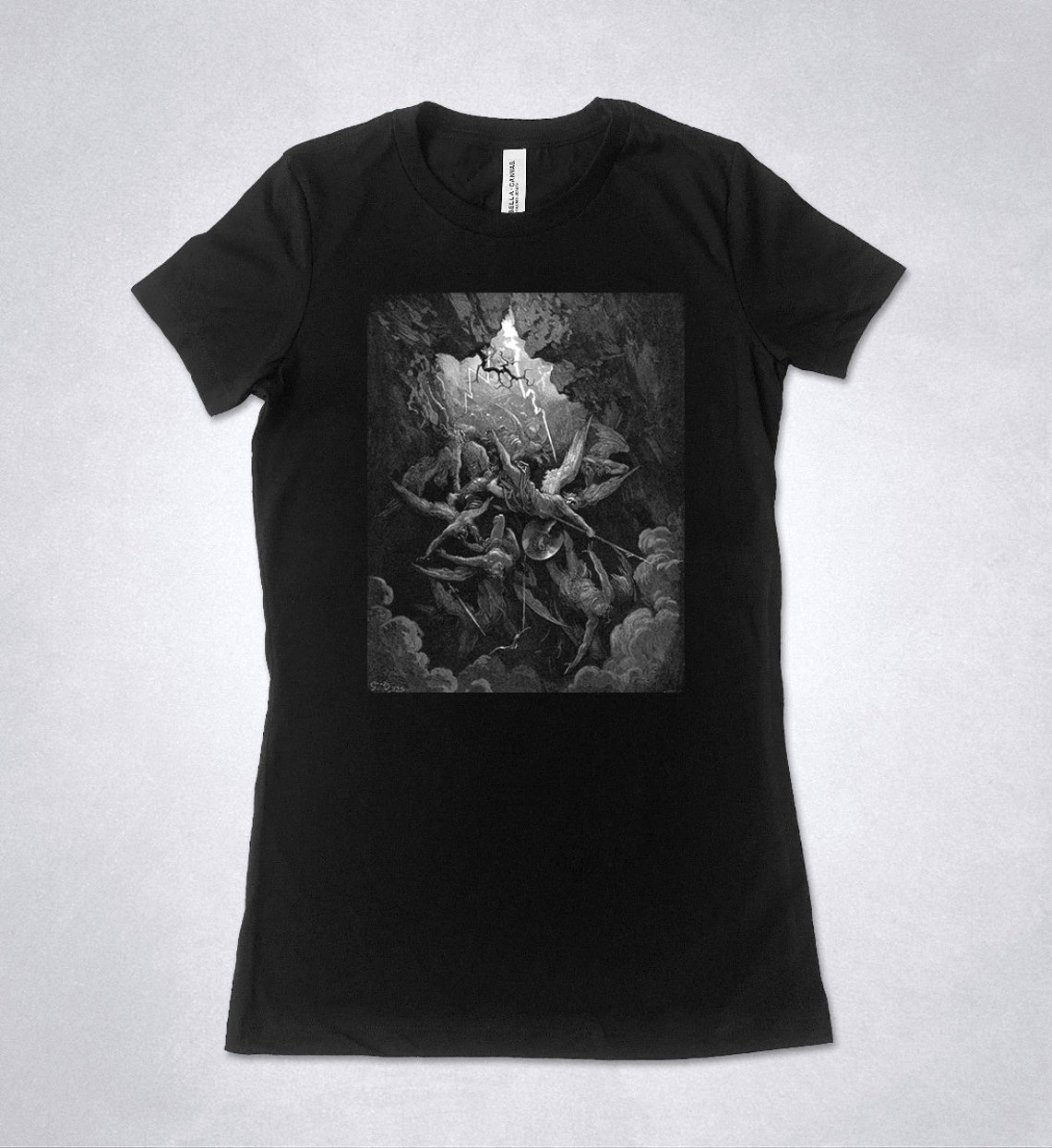 DEATH, Gustave Dore illustration - T-shirt female fitted