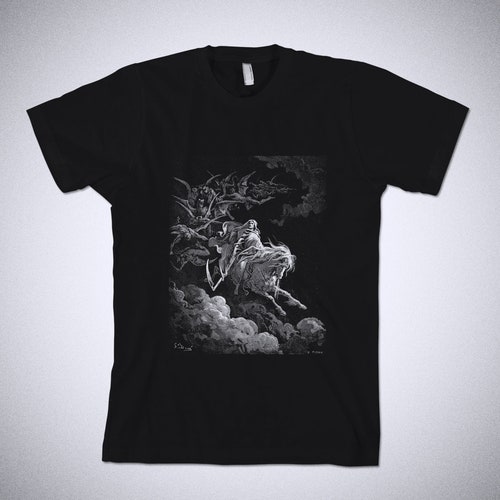 DEATH Gustave Dore Illustration T-shirt - Etsy