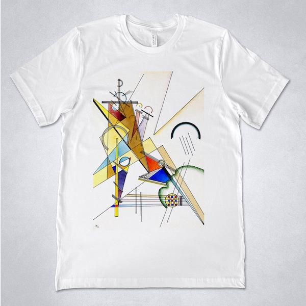 Wassily Kandinsky t-shirt - Gewebe - 1923, Constructivist  art , Art tee shirt print, Kandinsky shirt, Abstract, Modern art  shirt