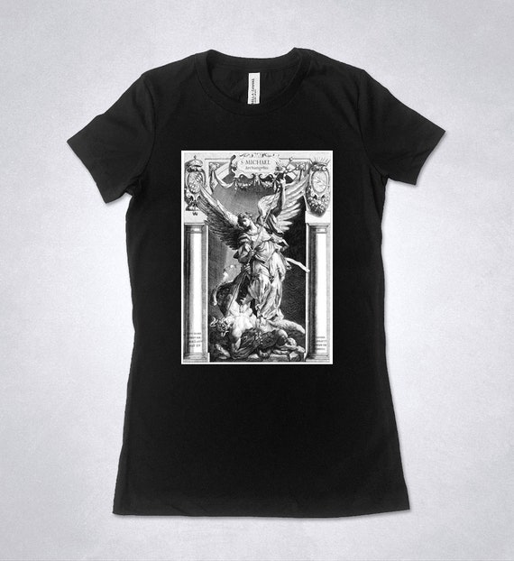 Lucas Kilian the Archangel Michael Defeating Satan T-shirt - Etsy