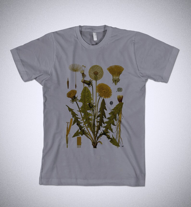 DANDELION Shirt Dandelion T-shirt Vintage Dandelion Plant | Etsy