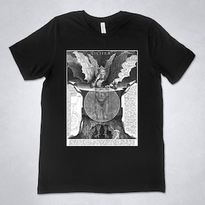 Cornelis Galle - Lucifer t-shirt, Dante - Divine Comedy shirt, Art shirt, Medieval engraving