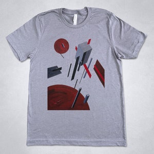 Lazar El Lissitzky T-shirt Proun 5a, Abstract Geometric Art, Avant ...