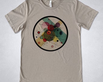 WASSILY KANDINSKY shirt - Circles in a Circle - 1923, Constructivist  art , Art tee shirt print, Kandinsky shirt, Abstract, Modern art