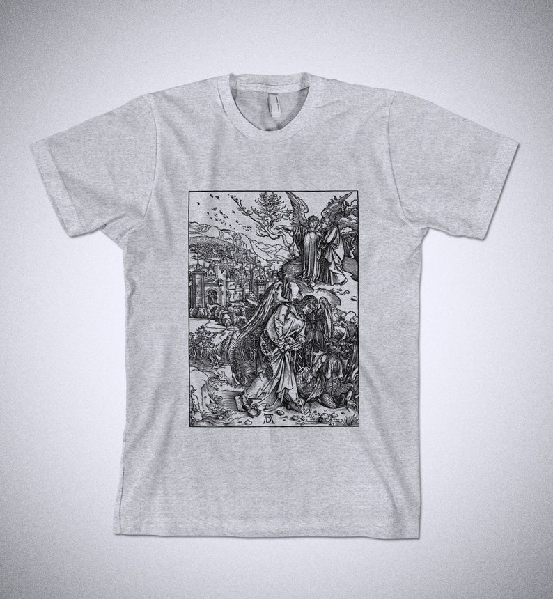 ALBRECHT DURER t-shirt The Angel with the Key to the | Etsy
