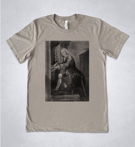 Johann Sebastian Bach Composer Musician Retro T Shirt Johann Sebastian Bach Composer Musician Retro T Shirt