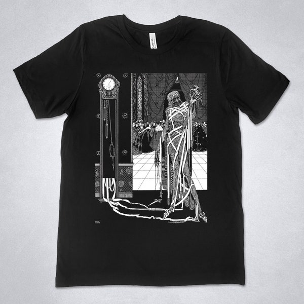 Harry Clarke shirt - The Masque of the Red Death, Edgar Allan Poe t-shirt, book art illustration t shirt, art print shirt