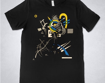 Wassily Kandinsky t-shirt - Small Worlds VII-1922, Constructivist  art , Bauhaus art, Kandinsky shirt, Abstract, Modern art shirt, Art shirt