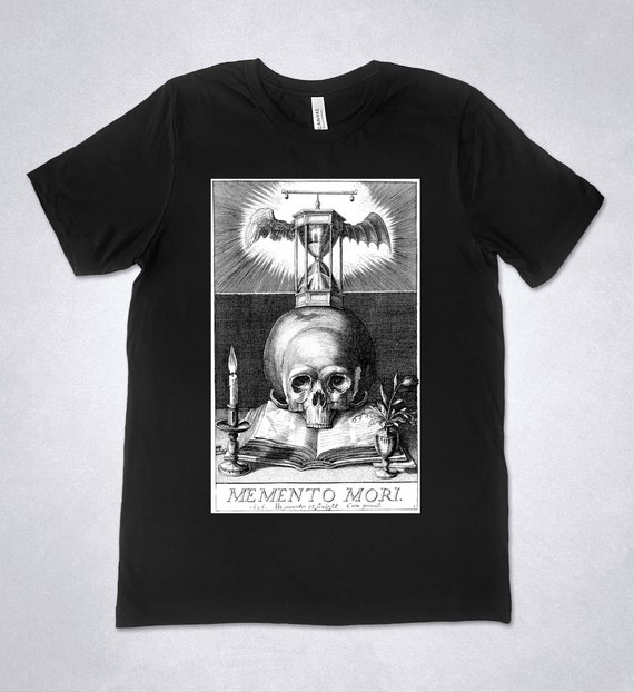 Memento Mori Philosophy Philosopher Skull Book Dark T-Shirt Memento Mori Philosophy Philosopher Skull Book Dark T-Shirt