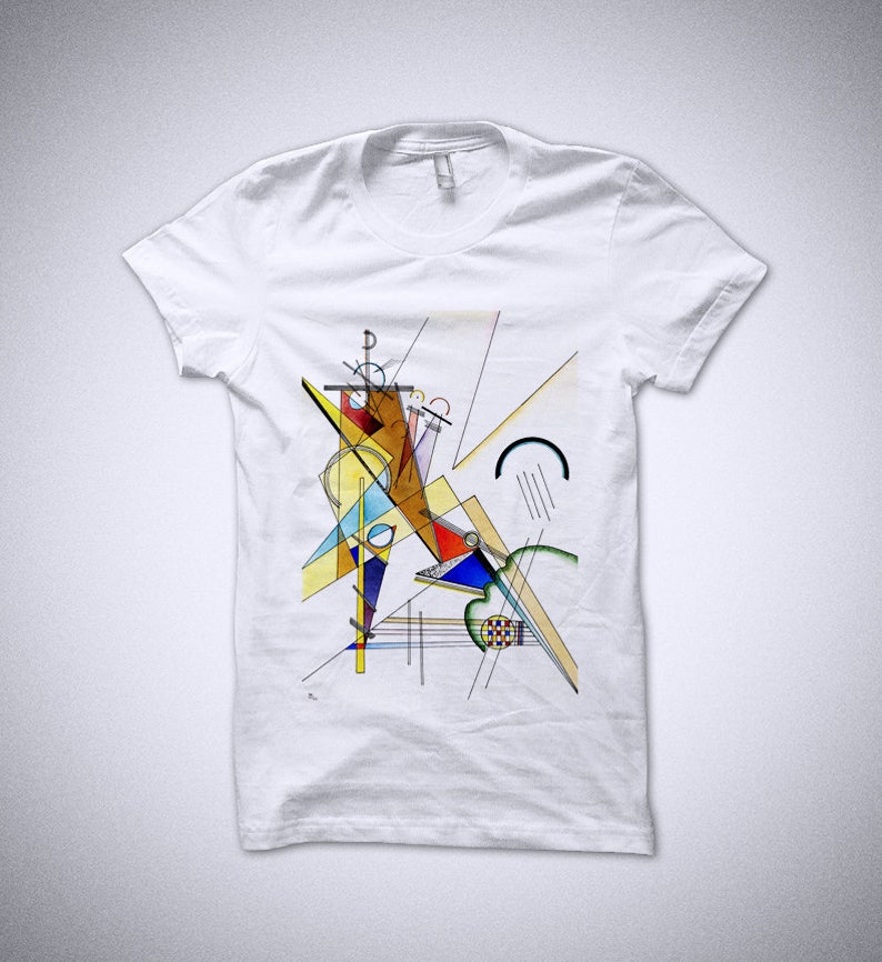 Wassily Kandinsky T-shirt Gewebe 1923 Constructivist Art - Etsy