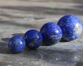Lapis Lazuli Sphere Crystal Ball - Natural Lapis Lazuli Healing Crystal Gemstone - Sphere Lapis Lazuli Healing Ball