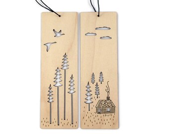 Forest Bookmarks, set of 2