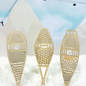 Snowshoe Ornaments, set of 3 image 4