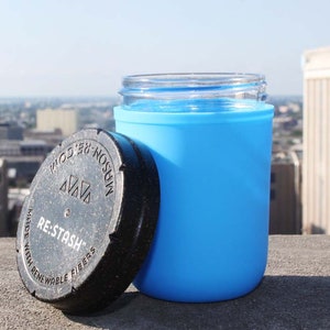 8oz Re:stash Jar, Eco-Friendly Child-Resistant Stash Jar, Smell Proof, Drop Proof, Mason Jar Accessory, Child Proof Stash Jar