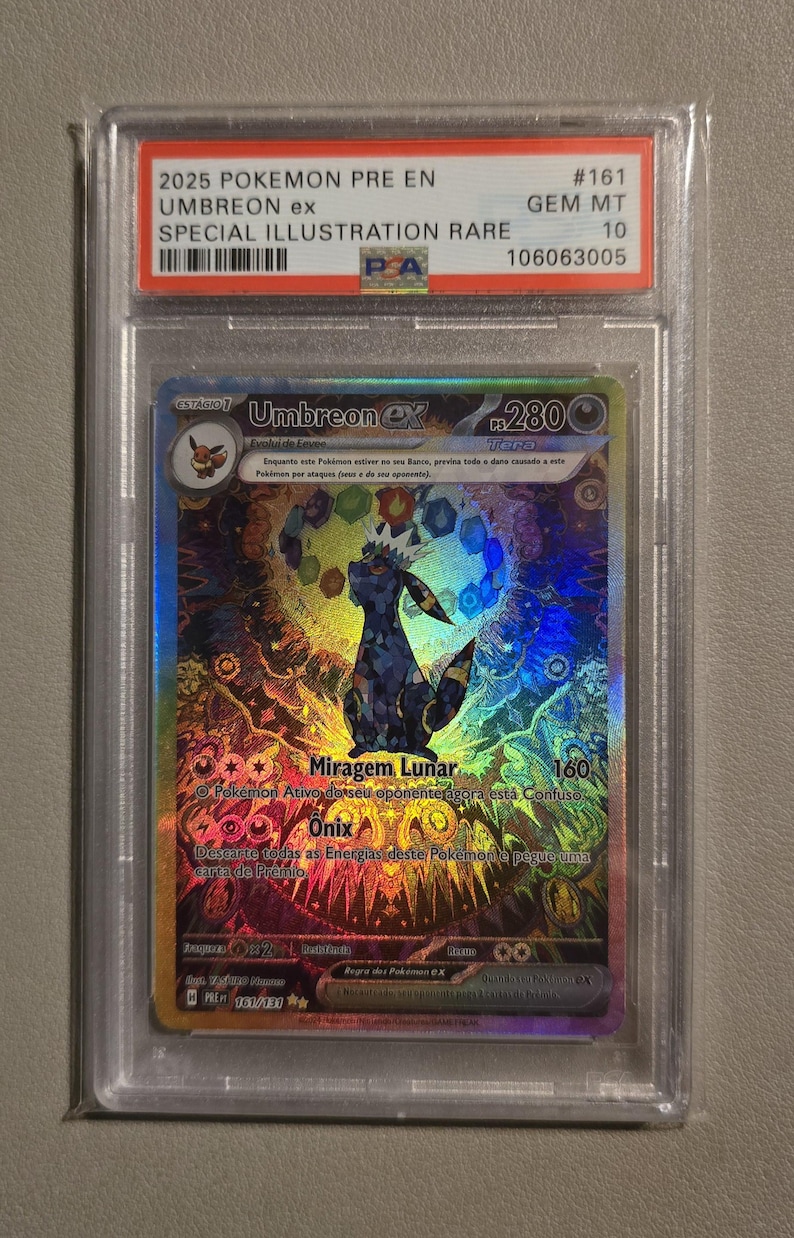 Charizard PSA 10 Proxy Slab Graded Card Gem Mint High-Quality Collectible Umbreon Ex