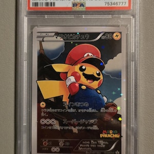 Charizard PSA 10 Proxy Slab Graded Card Gem Mint High-Quality Collectible Mario Pikachu