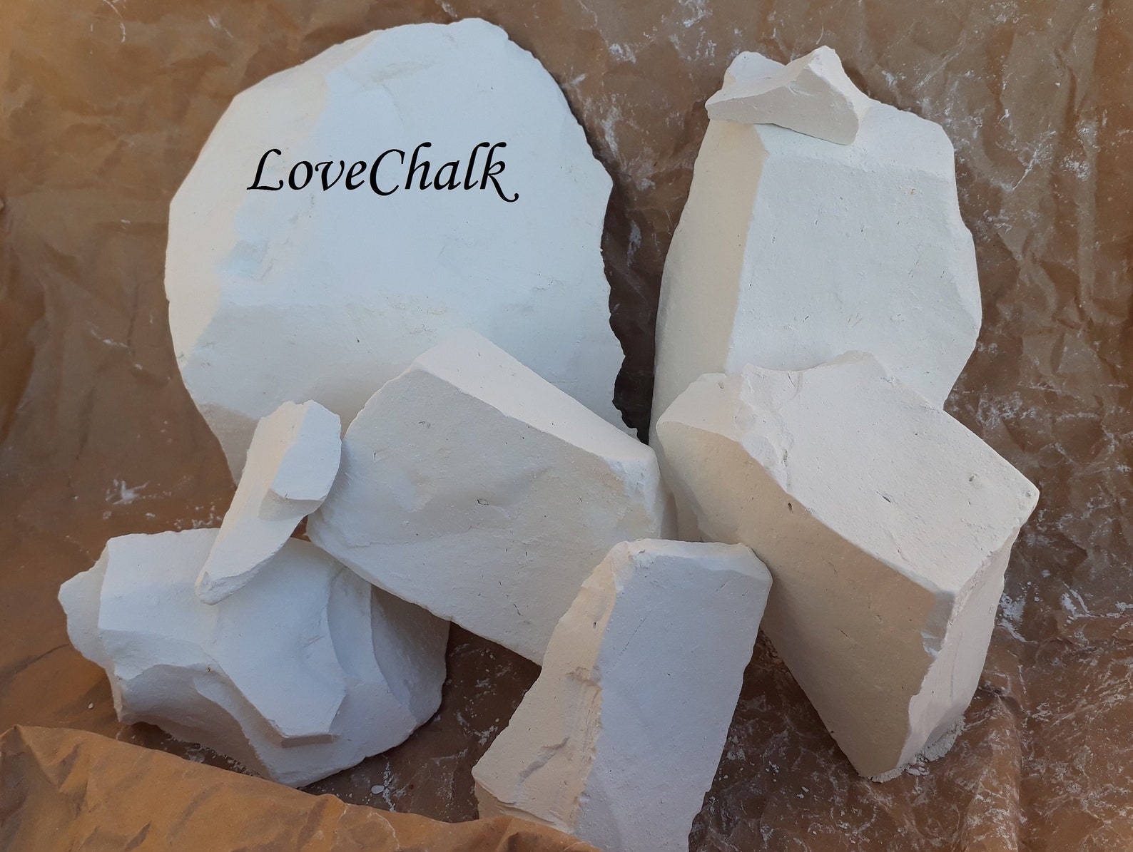 Chalk natural 100200g Belgorod Etsy