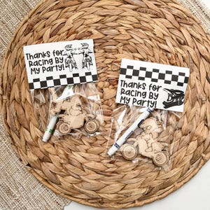 Racing By Dirt Bike Party Favor| Birthday | Motocross | Party Favors | Dirt Bike | Braaap | Dirt Bike Kids | Color Your Own | Little Ripper
