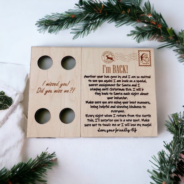 Elf On The Shelf Weihnachtskarte Für Neffen – Offiziell Lizenziert, 22,9x15,2 Cm, Mit Umschlag
