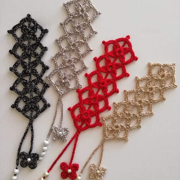 Crochet Bookmark Etsy