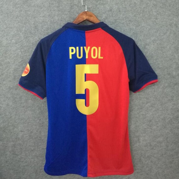 Puyol 1998/1999 barcelona retro soccer 