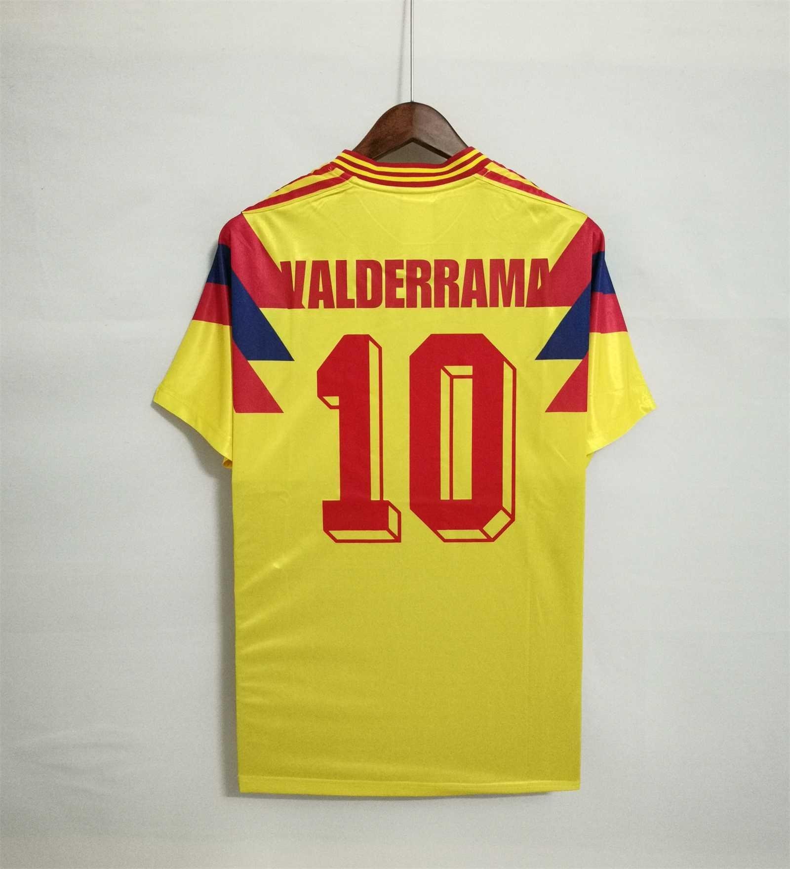 Colombia 1990 World Cup Retro Home Jersey Men Adult