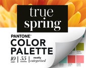 True Spring Color Palette: Pantone Swatches (Digital Palette)