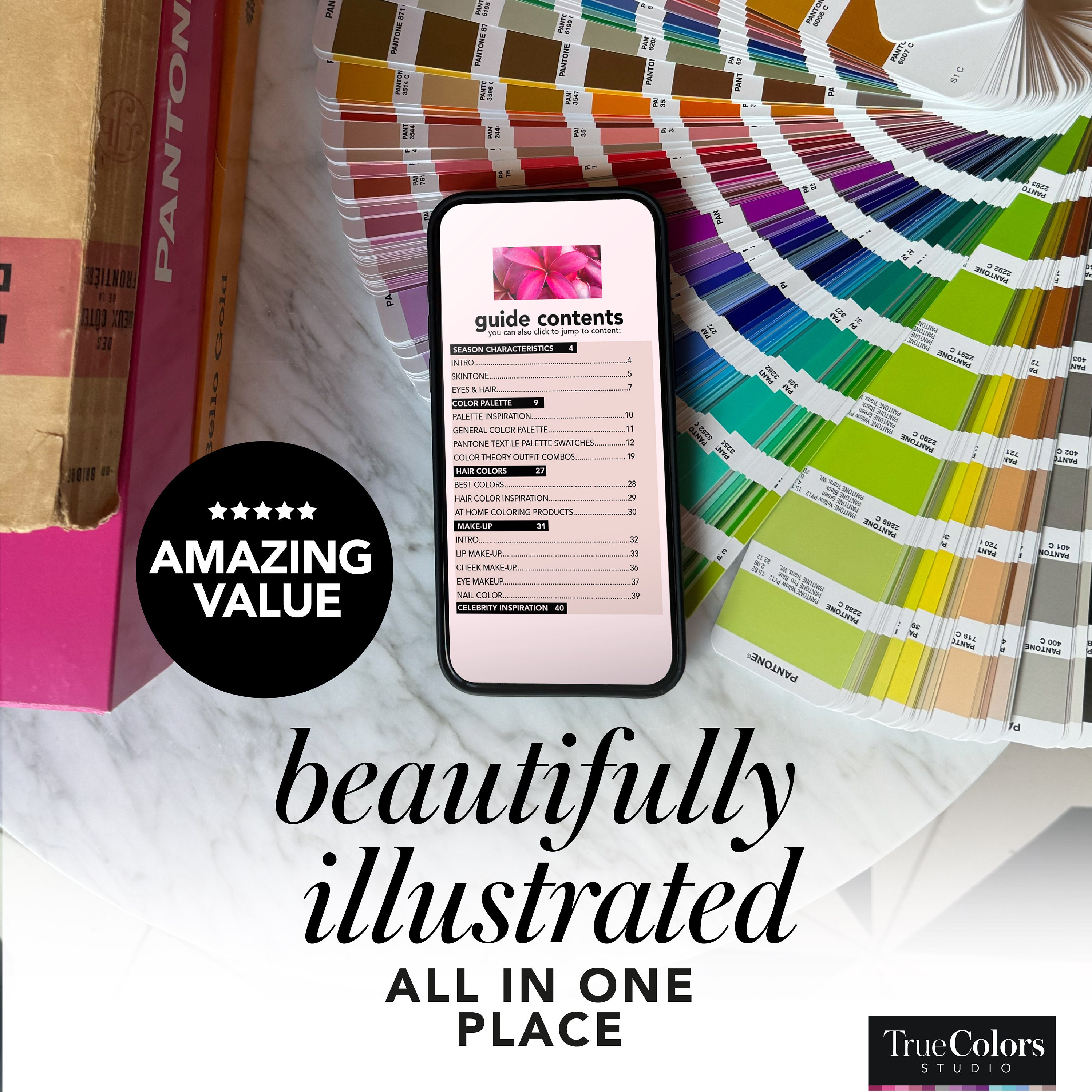 True Spring Personal Color Analysis Guide – Digital Palette, Makeup ...
