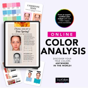 Análisis virtual del color, guía de paletas online certificada por expertos.