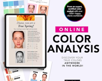 Virtual Color Analysis, Certified Expert Online Palette Guide