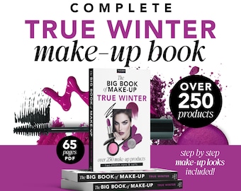 True Winter Makeup Guide: 250+ Cool-Toned Products (PDF)