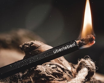 Überleben Tindår Wick + Bellow | tinder tube | Hemp Rope, Fire, Campfire, Cooking, Gift Idea, Outdoorsmen, Camping, Hiking, Backpacking