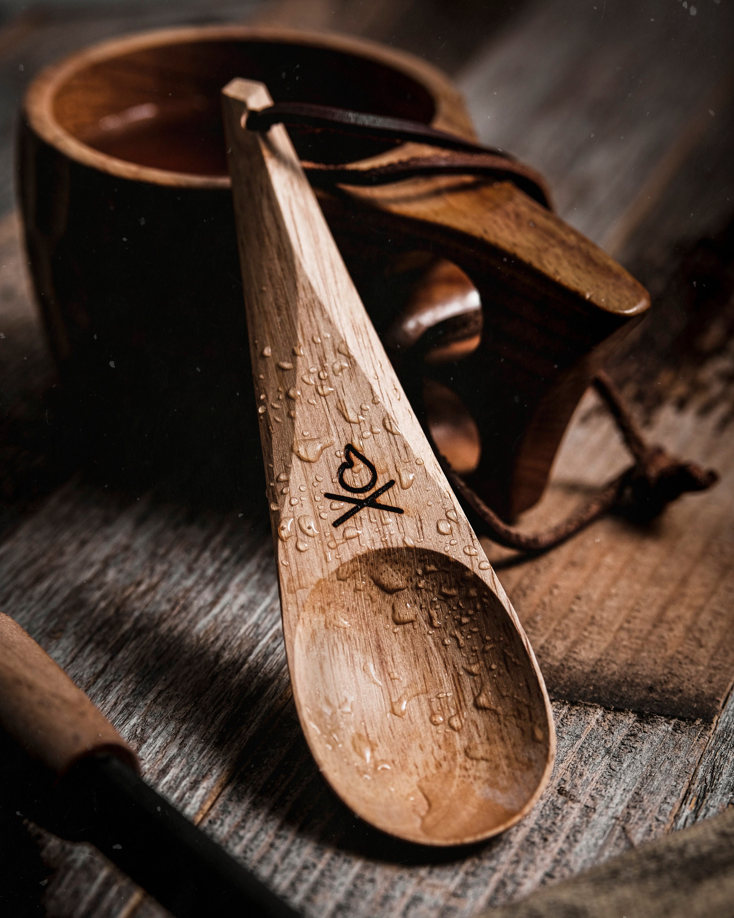 Überleben | Kanu Spoon | Handcrafted Wooden Spoon, Wooden Camping Spo…