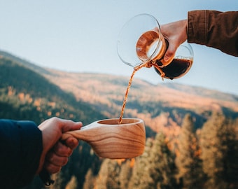 Dursten Lore Wood Kuksa Cup | Camping, Hiking, Groomsmen Gift, Groomsman, Best Man Gifts, Gifts For Men, Nordic style, Eco-Friendly