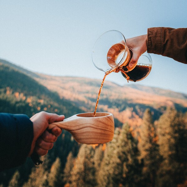 Dursten Lore Wood Kuksa Cup | Camping, Hiking, Groomsmen Gift, Groomsman, Best Man Gifts, Gifts For Men, Nordic style, Eco-Friendly