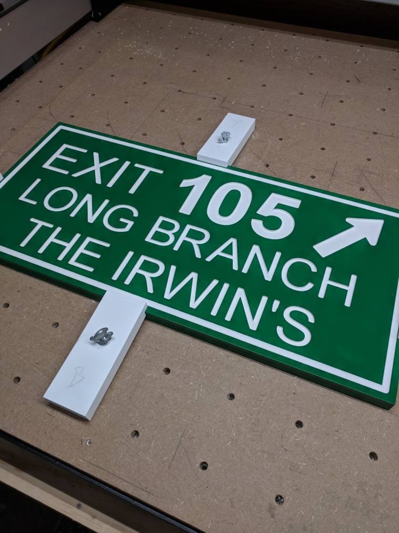 Replica Exit Sign New Jersey Garden State Parkway Exit 105 Etsy