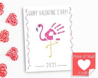 Download Flamingo Valentine Etsy