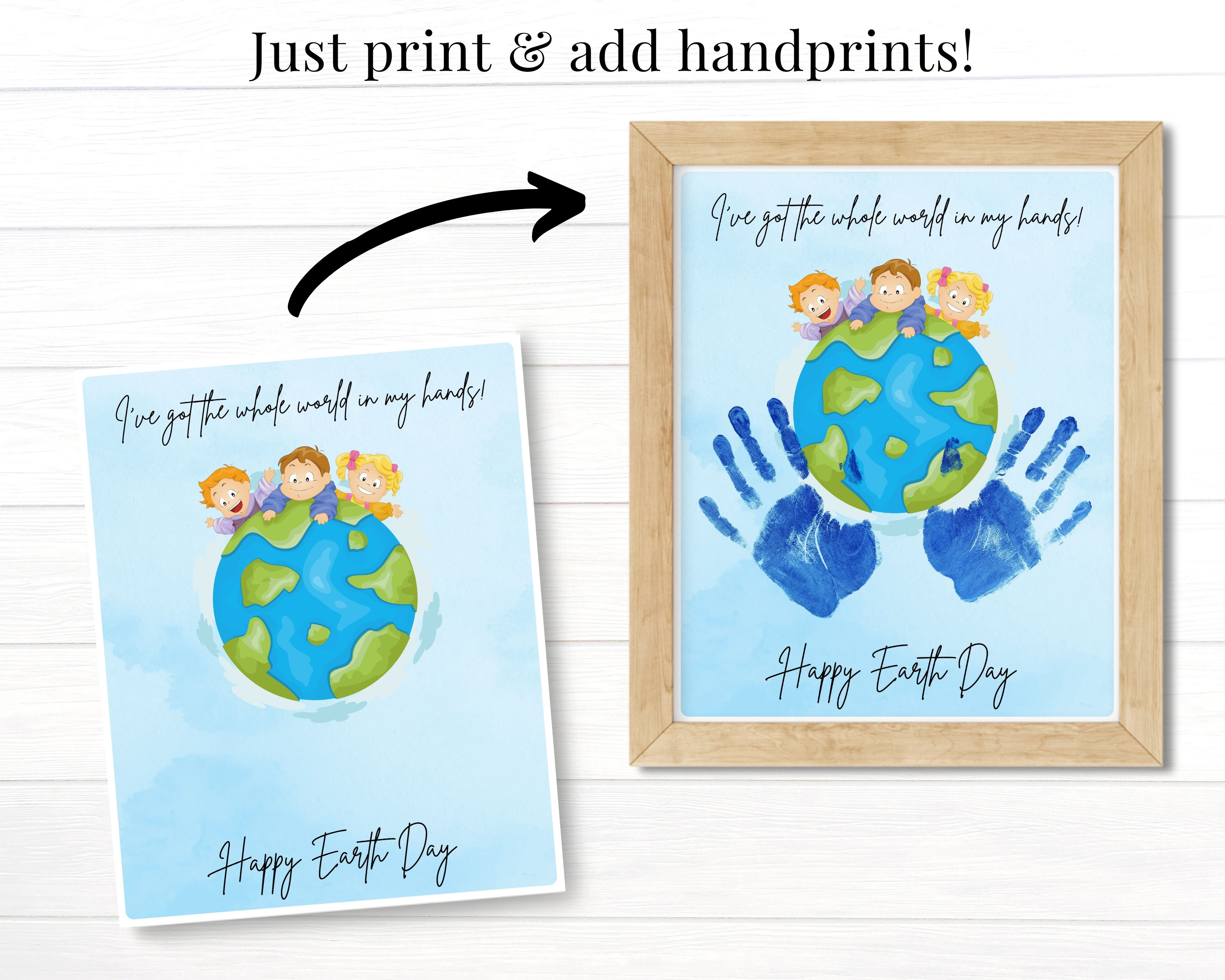 Earth Day Printable Craft for Preschool Toddlers, I've Got the