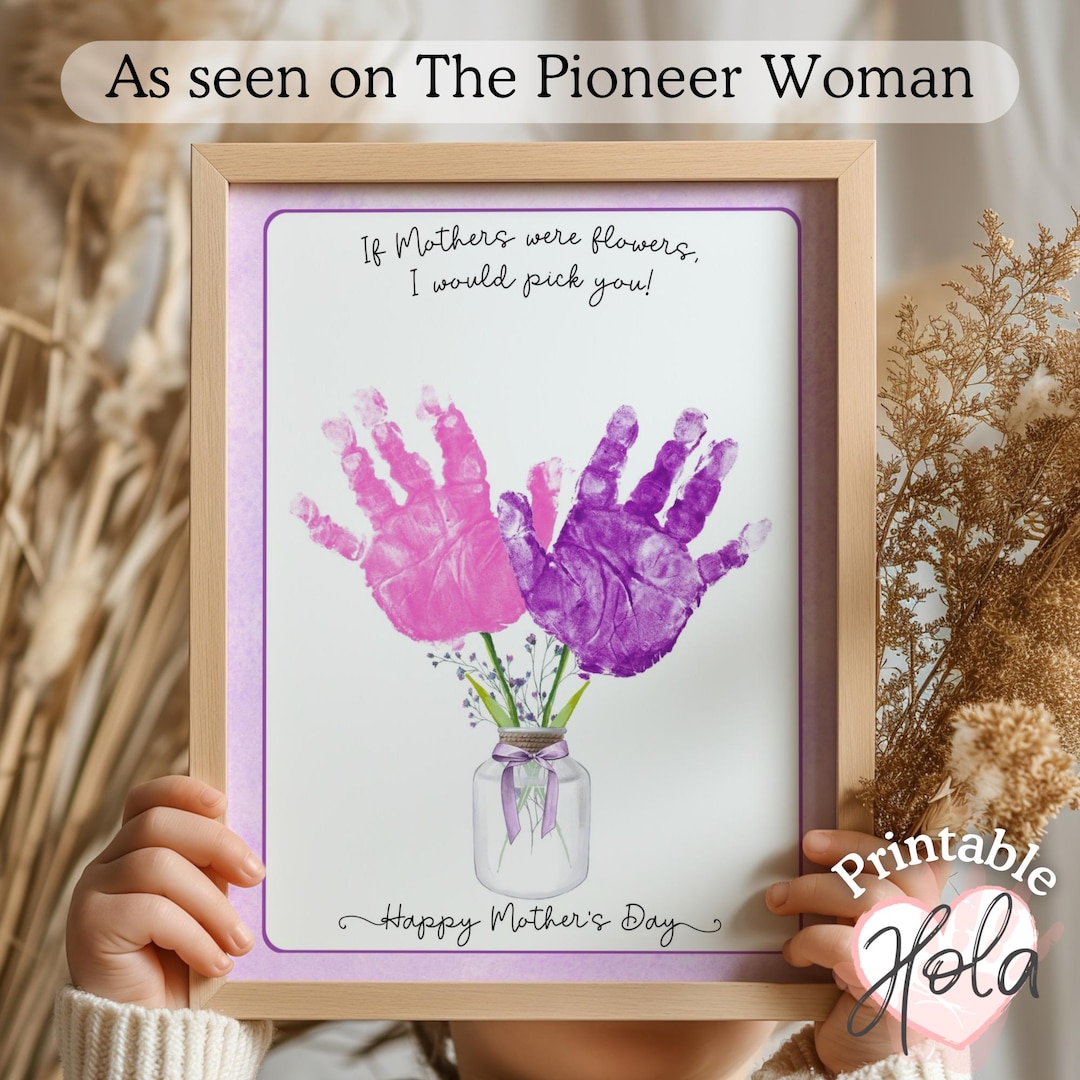 Mothers Day Crafts for Kids Printable, Preschool Gift for Mom ...