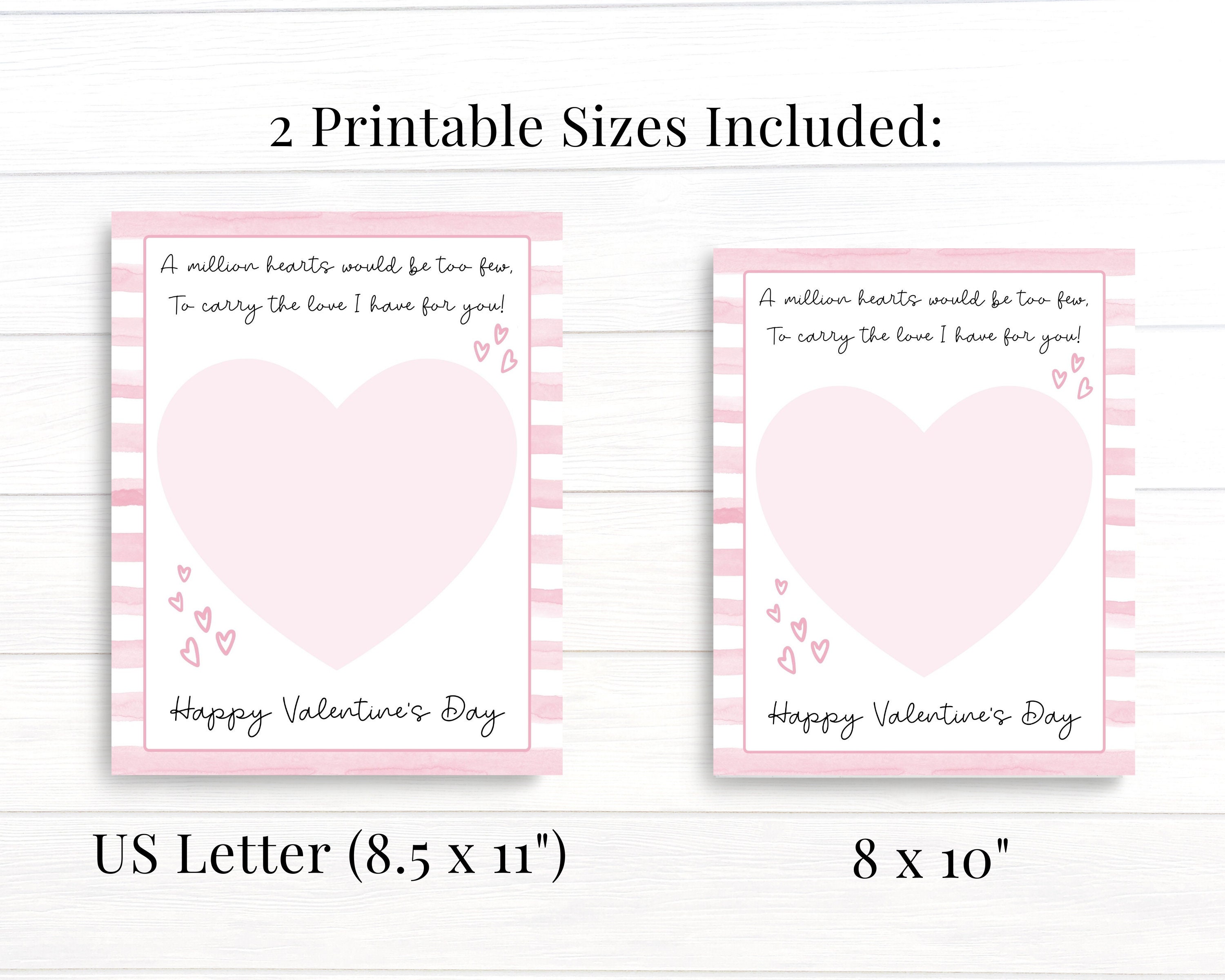 I Love You Gifts for Mom and Dad Valentines Day Card Template