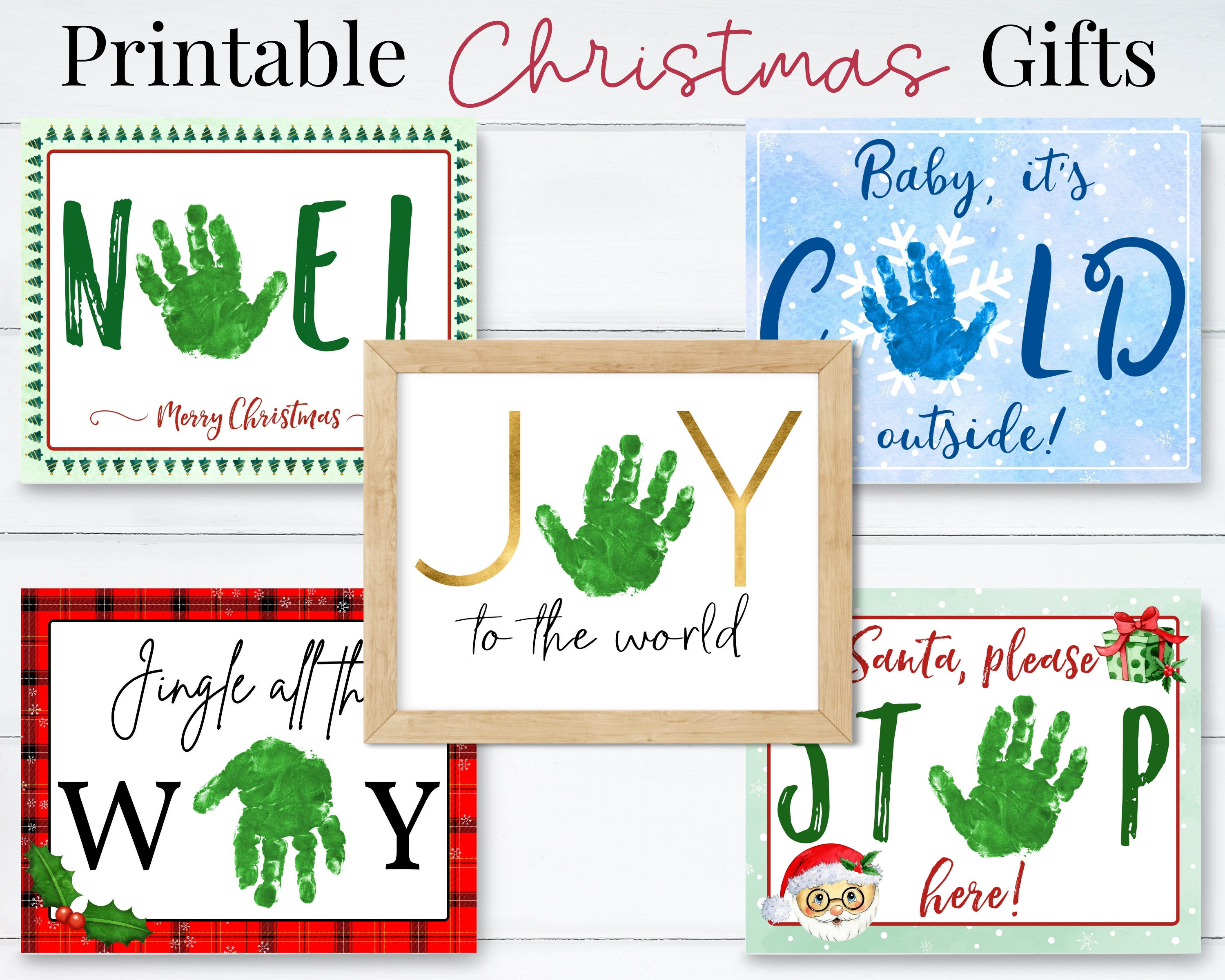 Holiday Parent Gifts from Kids  Baby christmas crafts, Preschool